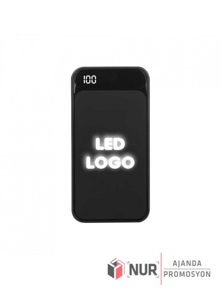 Işıklı Rubber USB Bellek Powerbank ve Roller Kalem Seti